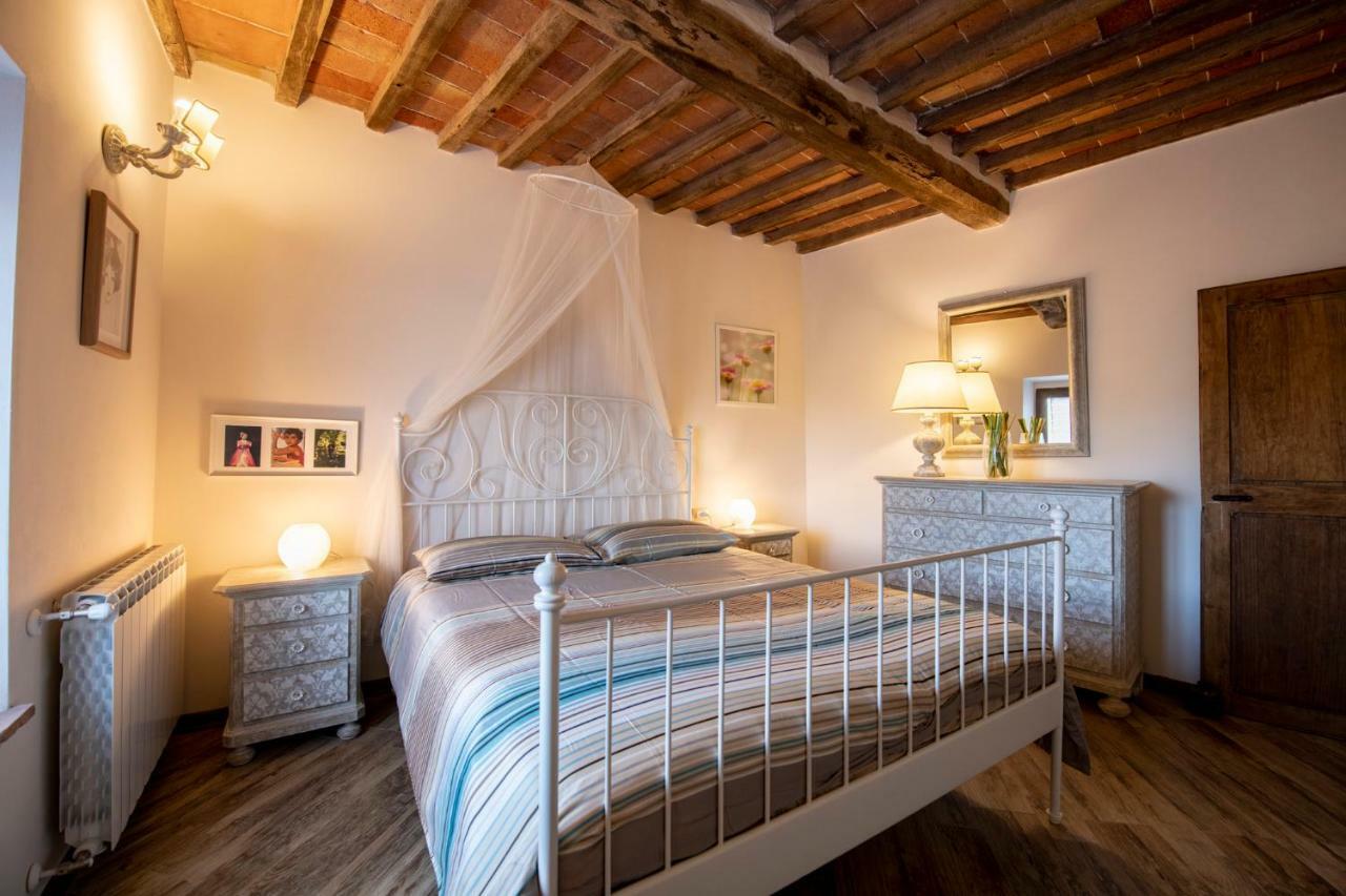La Casina Di Pia Apartment Montieri Bagian luar foto